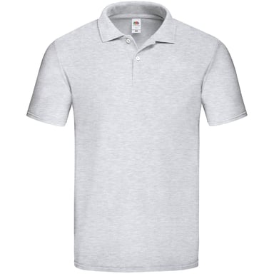 Fruit Of The Loom Mens Original Polo Shirt (Heather Grey)
