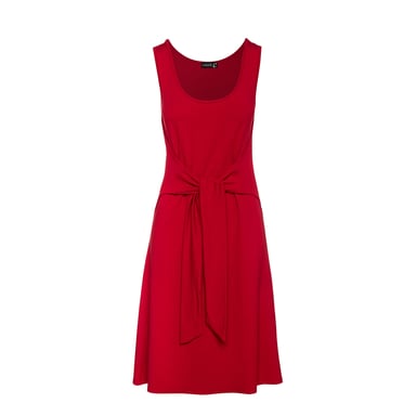 Tie Waist Sleeveless Dress