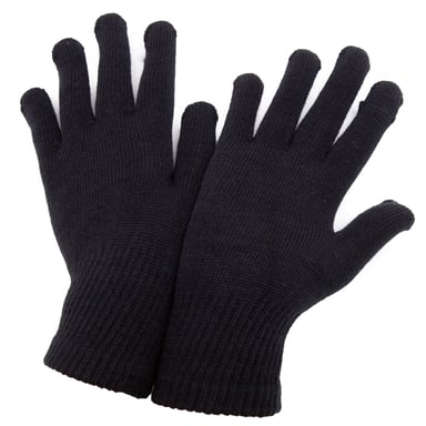 FLOSO Unisex Magic Gloves (Black)