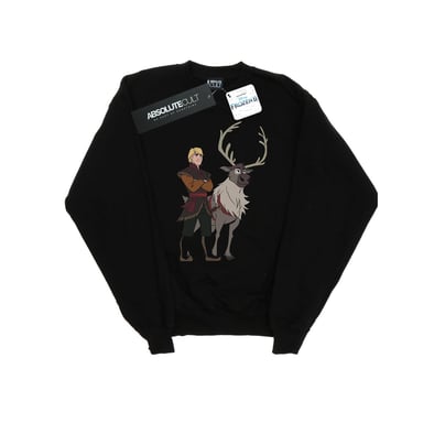 Disney Boys Frozen 2 Sven And Kristoff Sweatshirt (Black)