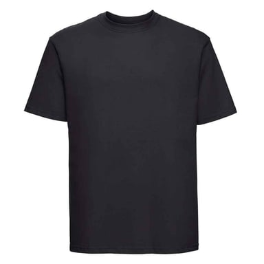 Russell Mens Ringspun Cotton Classic T-Shirt (Black)