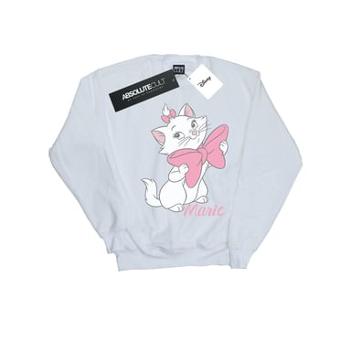 Disney Womens/Ladies Aristocats Marie Bow Sweatshirt (White)
