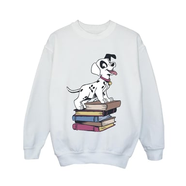 Disney Boys 101 Dalmatians Books Sweatshirt (White)