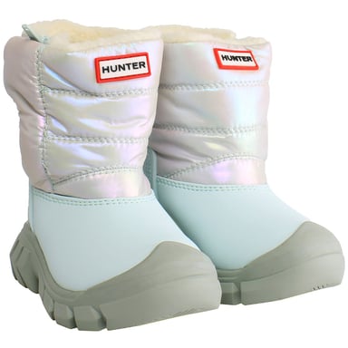 Botas de nieve azules para niños Hunter Intrepid Nebula