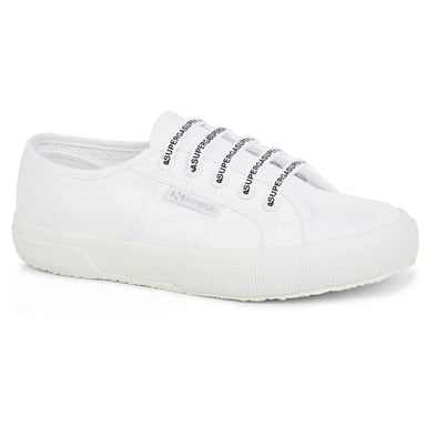 Superga Logo Cotton Shoe Laces (White)