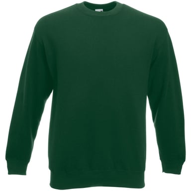 Fruit Of The Loom Mens Set-In Belcoro® Yarn Sweatshirt (Bottle Green)