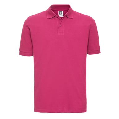 Russell Mens Classic Cotton Polo Shirt (Fuchsia)