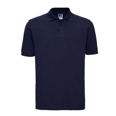 Russell Mens 100% Cotton Short Sleeve Polo Shirt (French Navy)