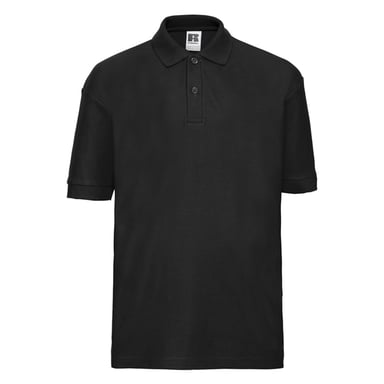 Russell Childrens/Kids Classic Polycotton Polo Shirt (Black)