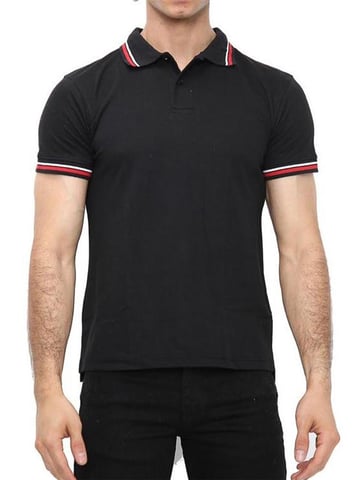 Kruze By Enzo | Polos de manga corta para hombre - Negro