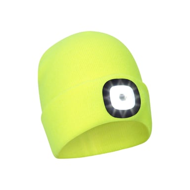 Mountain Warehouse Mens Highlands Torch Beanie (Lime Green)