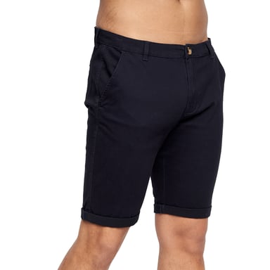 Crosshatch Mens Sinwood Chino Shorts (Navy)