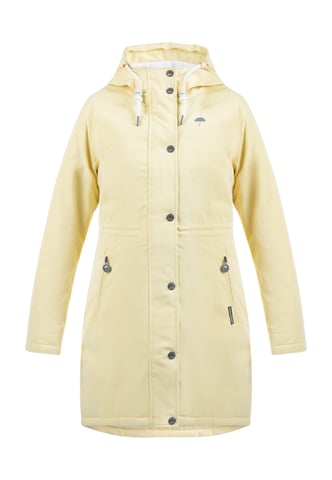 Schmuddelwedda winter parka women light yellow
