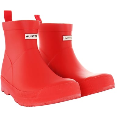 Hunter Play Botas de lluvia rojas para niños