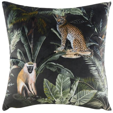 Cojín de Animales de la Selva Kibale de Evans Lichfield
