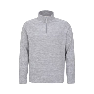 Mountain Warehouse Mens Snowdon II Fleece Top (Light Grey)