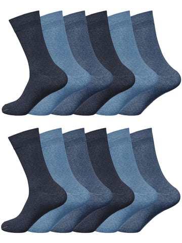 Enzo | 12 Pares Calcetines Algodón Hombre