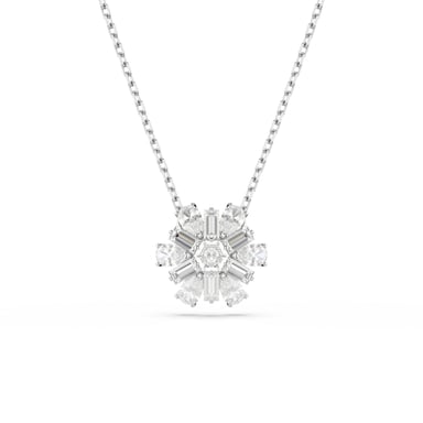 Swarovski 'Idyllia' Women's Base Metal Necklace - Silver 5691484