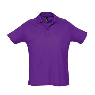SOLS Mens Summer II Polo Shirt (Dark Purple)