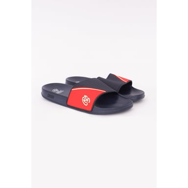 Crosshatch Mens Ventamoore Sliders (Navy/Red)