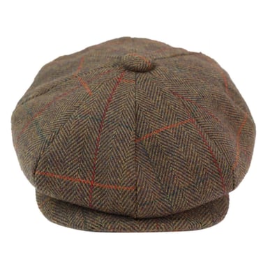 Gorra plana con diseño de espiga de Peaky Blinders para hombre