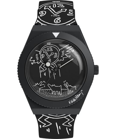 Timex Keith Haring X Q Men's Black Watch TW2W25600