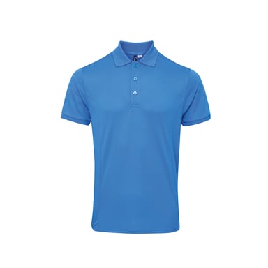 Premier Mens Coolchecker Plus Pique Polo With CoolPlus (Sapphire)