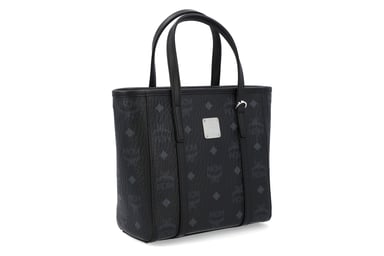 Mcm Women Toni Shopper In Brown Visetos