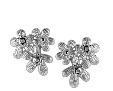 Orphelia Women's 925 Sterling Silver Stud Earrings - Silver ZO-6026