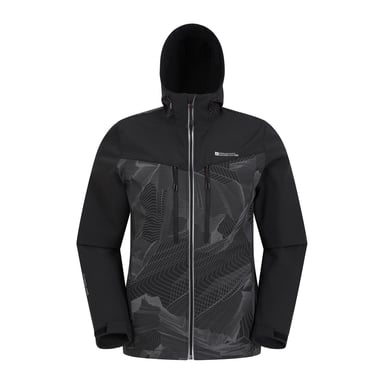 Mountain Warehouse Mens Illuminate II Soft Shell Jacket (Black)