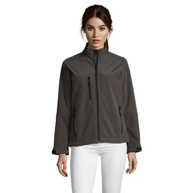 SOLS Womens/Ladies Roxy Soft Shell Jacket (Charcoal Grey Solid)
