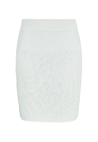Mymo Knitted skirt women white