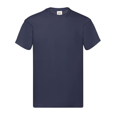 Fruit of the Loom Mens Original T-Shirt (Deep Navy)
