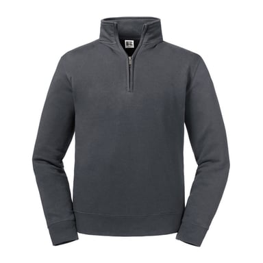 Russell Mens Authentic Quarter Zip Sweatshirt (Convoy Grey)