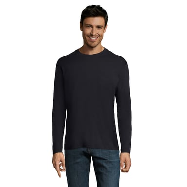 SOLS Mens Monarch Long-Sleeved T-Shirt (Navy)
