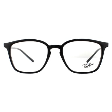 Montura de Gafas Ray-Ban Cuadrada Negra Unisex para Mujeres