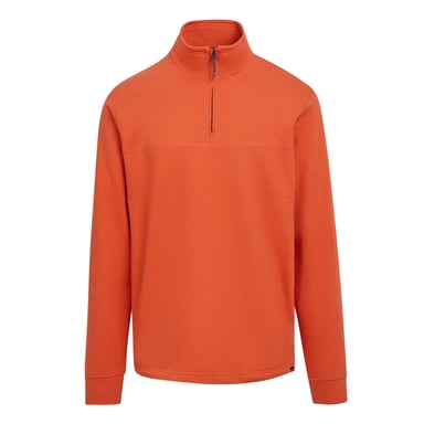 Regatta Mens Agilno Half Zip Fleece Top (Rusty Orange)