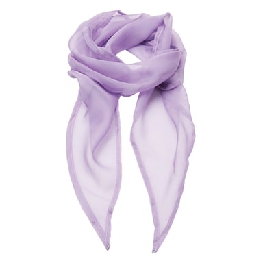 Premier Unisex Adult Colours Chiffon Scarf (Lilac)