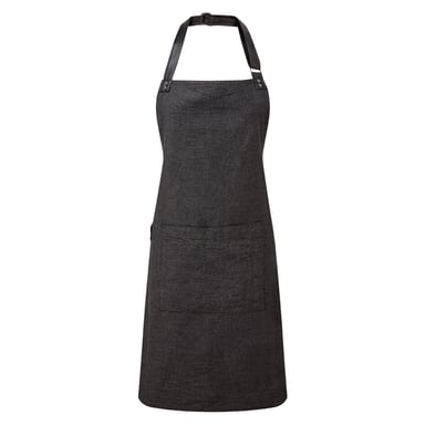 Premier Adults Unisex Annex Bib Apron (Black)