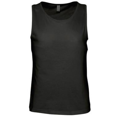 SOLS Mens Justin Sleeveless Tank / Vest Top (Deep Black)
