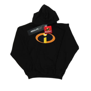Disney Boys The Incredibles Costume Logo Hoodie (Black)