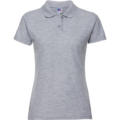 Russell Womens/Ladies Classic Plain Polycotton Polo Shirt (Light Oxford Grey)