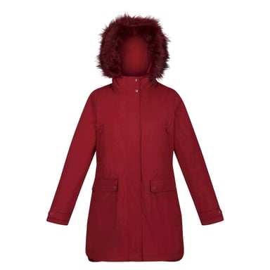 Regatta Womens/Ladies Sabinka Faux Fur Trim Parka (Cabernet)