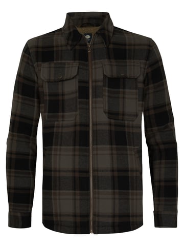 Petrol Industries - Checked Shirt Aleknagik Men - Timber Wood