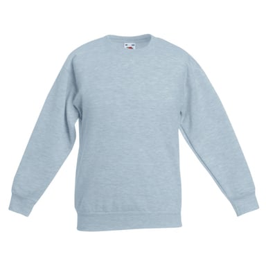 Fruit Of The Loom Kids Unisex Premium 70/30 Sweatshirt (Heather Grey)