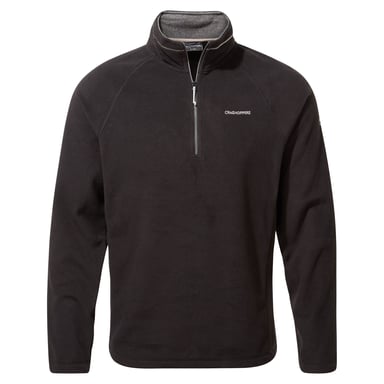 Craghoppers Mens Corey VI Half Zip Fleece Top (Black)