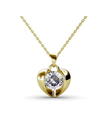 Colgantes Simply Love - Oro y Cristal