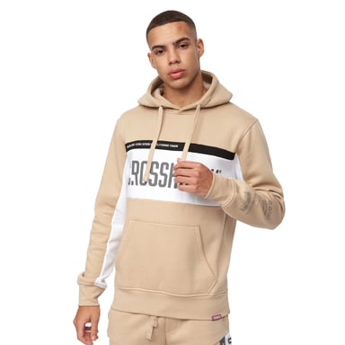 Crosshatch Mens Silomane Hoodie (Stone)