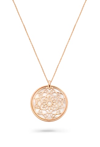 Orphelia 'Madelene' Women's 925 Sterling Silver Chain with Pendant - Rose ZK-7163/RG