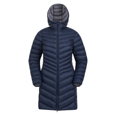 Mountain Warehouse Womens/Ladies Florence Long Padded Jacket (Navy)